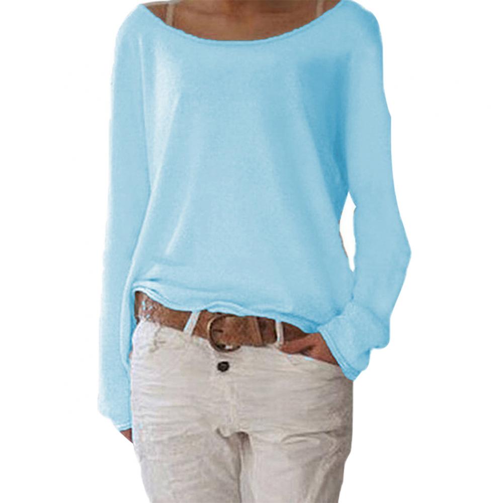 Women's Fine Knit Sweater | Round Neckline