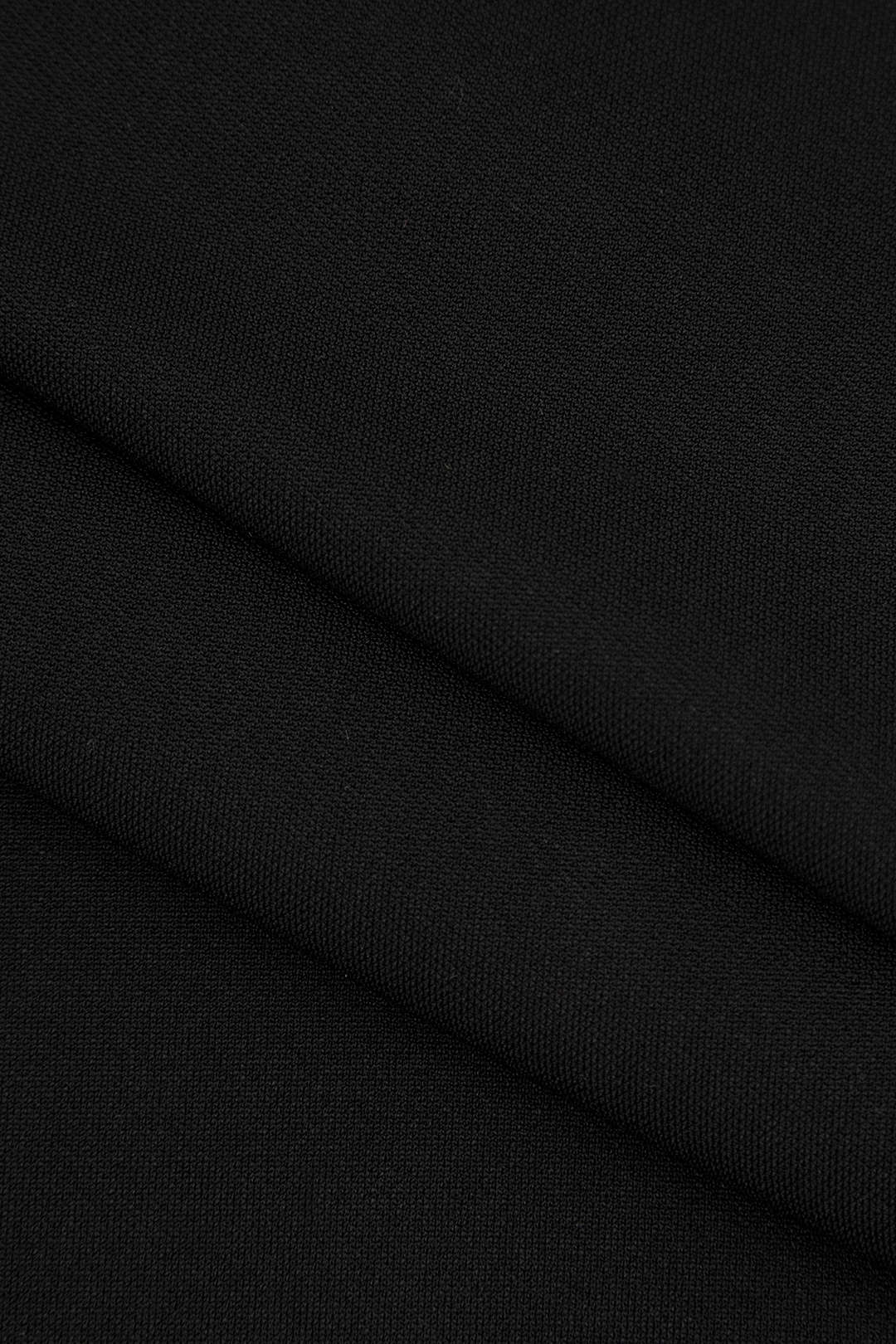 Creme Asymmetric Lace Panel Slim Midi Dress