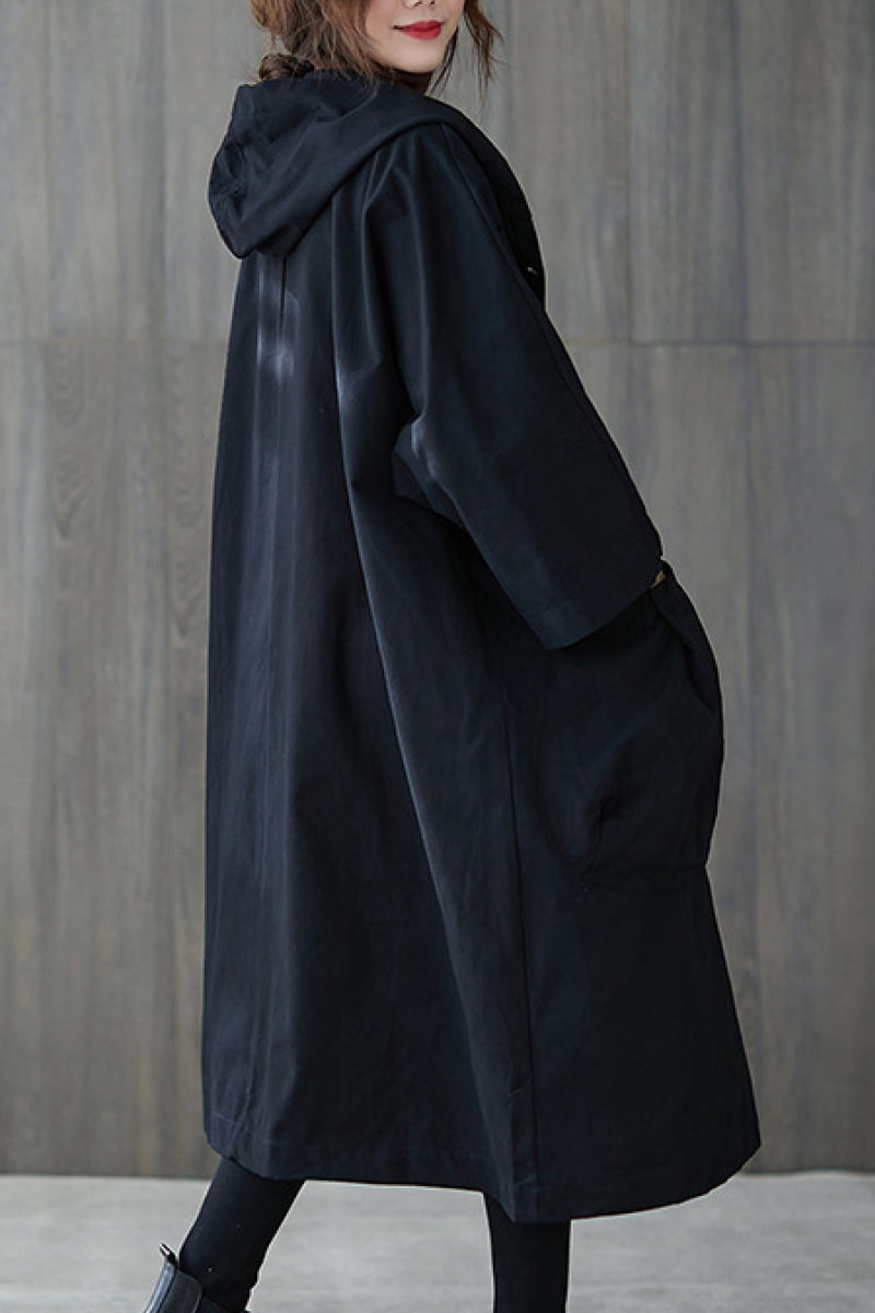 Women's Loose Coat | Large Pockets