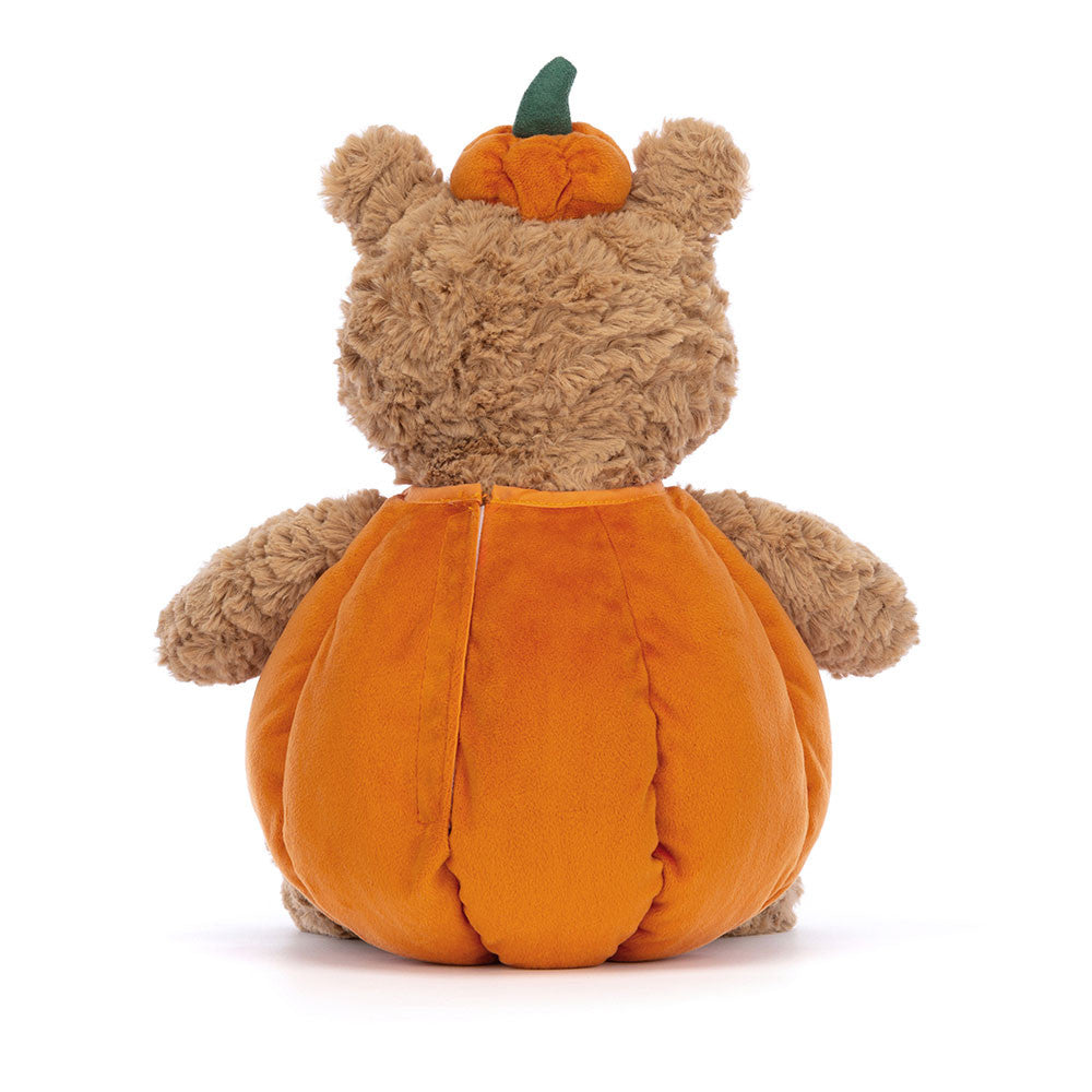 Brown Pumpkin Bear Plush Toy