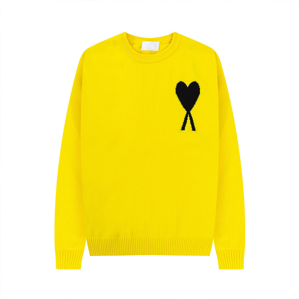 Women's Heart Sweater | Crew Neck