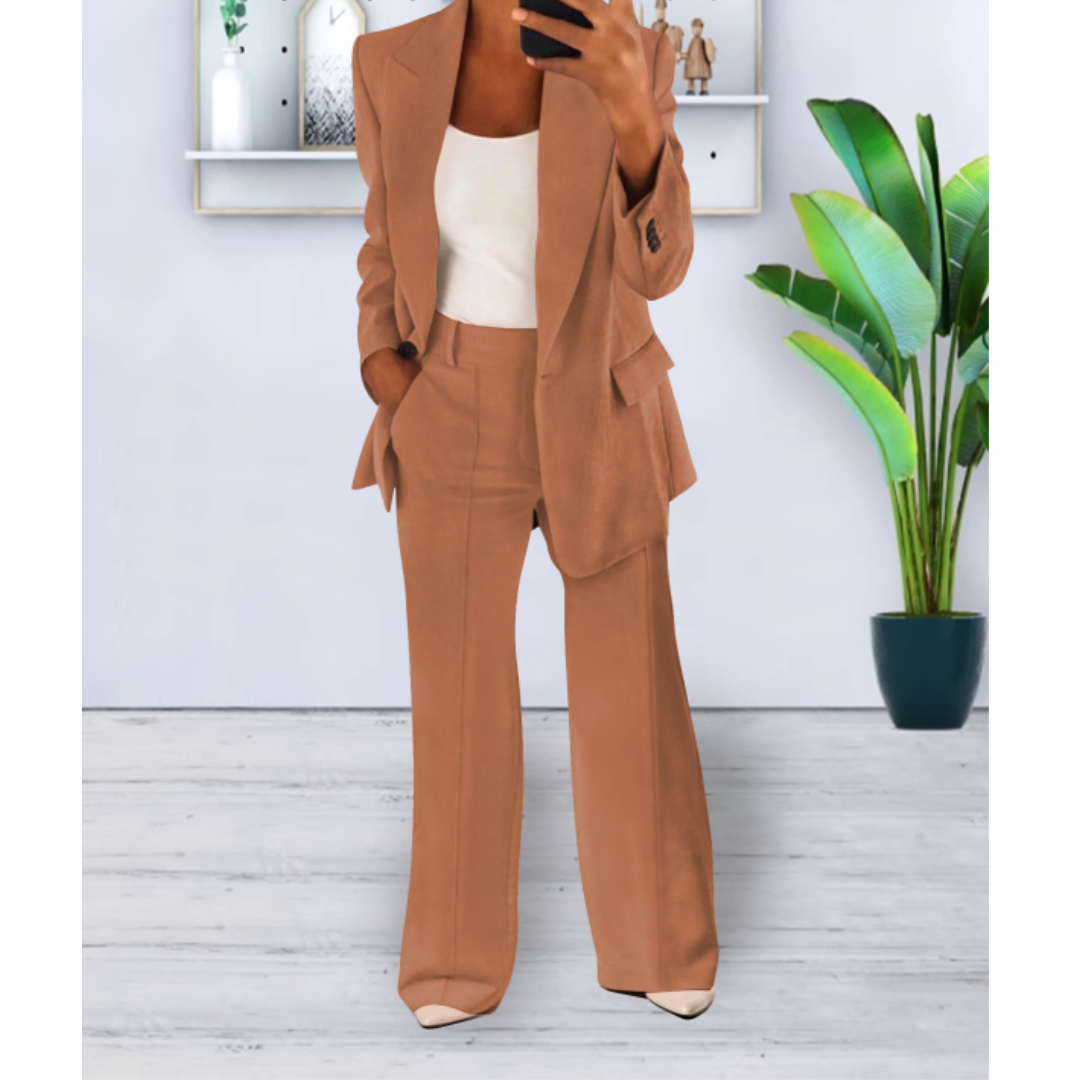 Women's Business Casual Two-Piece Suit | Loose Fit
