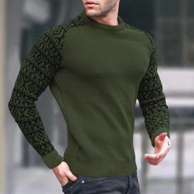 Men's Color Matching Sweater | Pullover