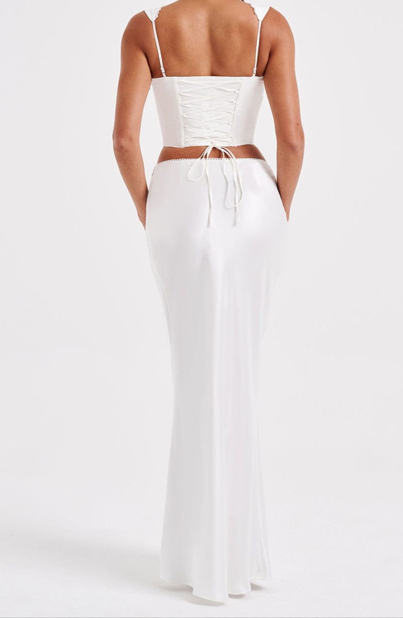 Brune Maxi Skirt - Ivory