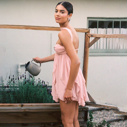 Floral Print Strapless Mini Dress for Women - Gaia