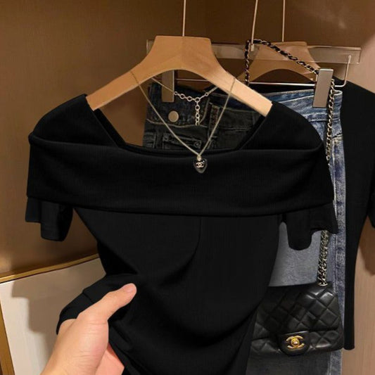 Off Shoulder Short Sleeve Top for Women - Alessia