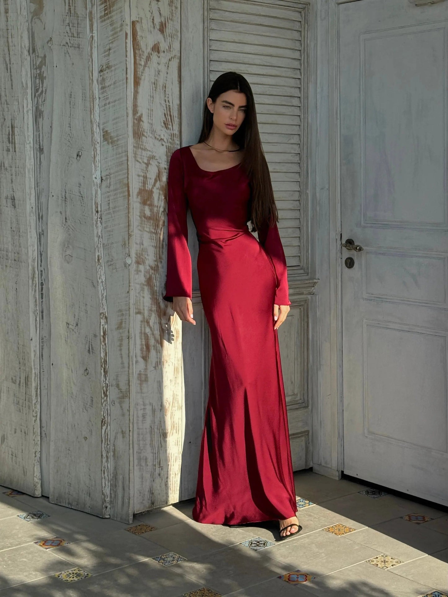 Women's Mermaid Style Wedding Guest Dress | Maxi