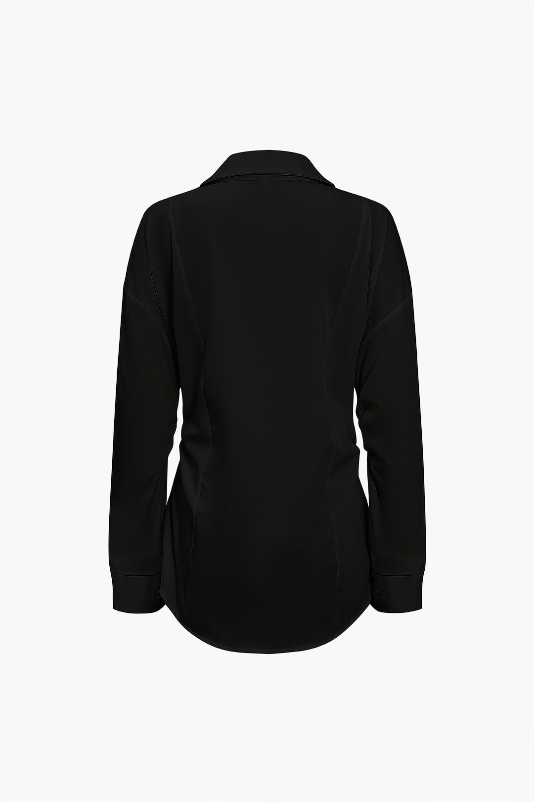 Classic Solid Button Long-Sleeve Shirt