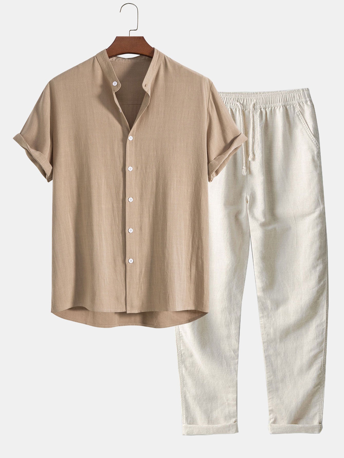 Men's Short Sleeve Shirt and Pants | Summer Set