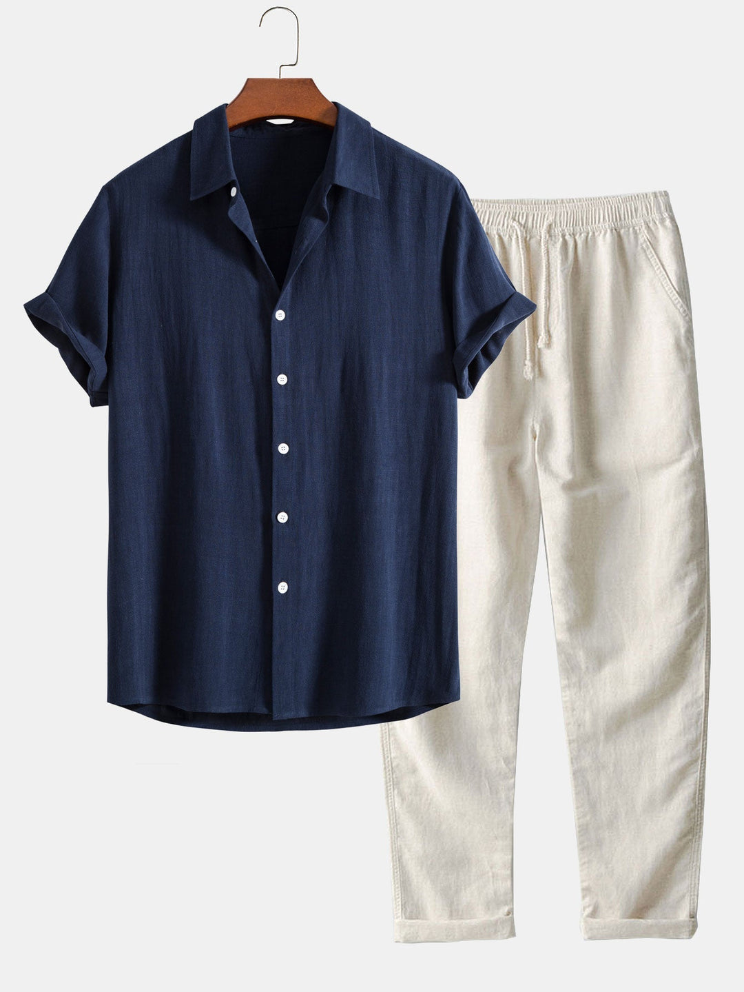 Men's Short Sleeve Shirt and Pants | Summer Set