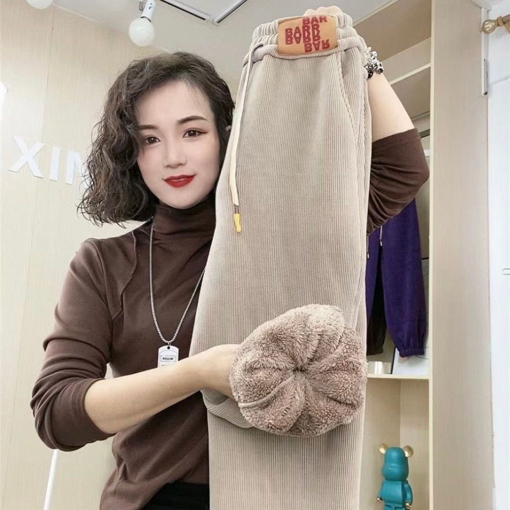 Fleece Lined Jogger Sweatpants for Women - Immacolata