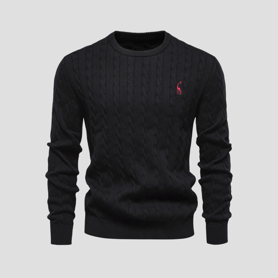 Men's Cable Knitting Jumper | Winter