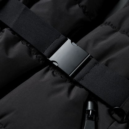 Women's Plaid Puffer Jacket | Waist