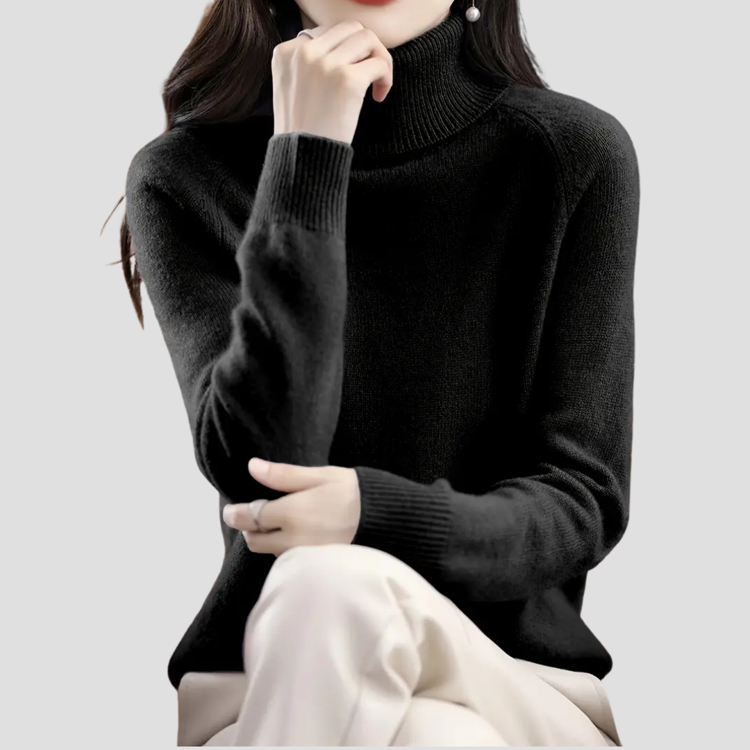 Women's Turtleneck Sweater | Slimming