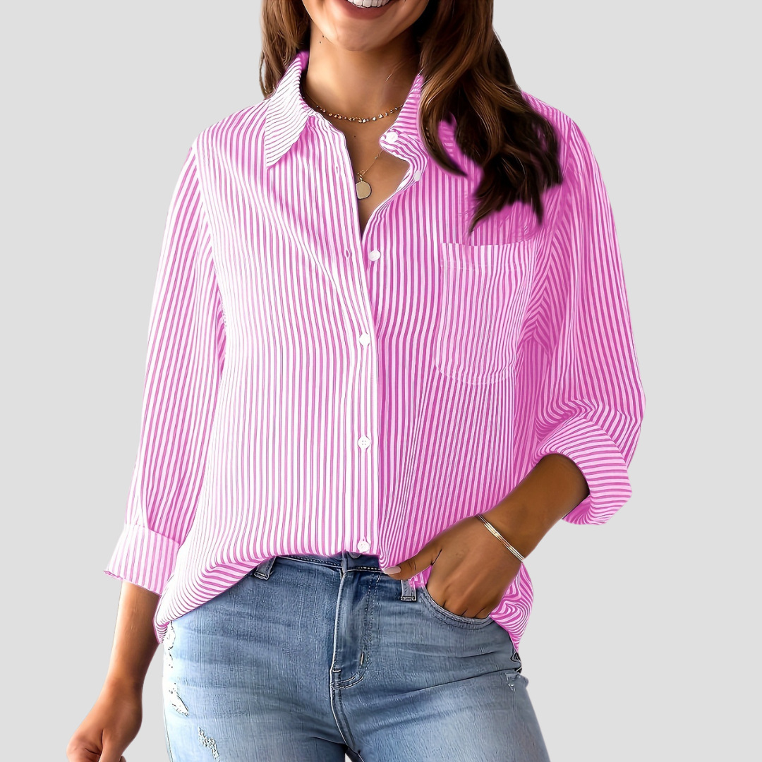 Women's Striped Blouse | Commuting