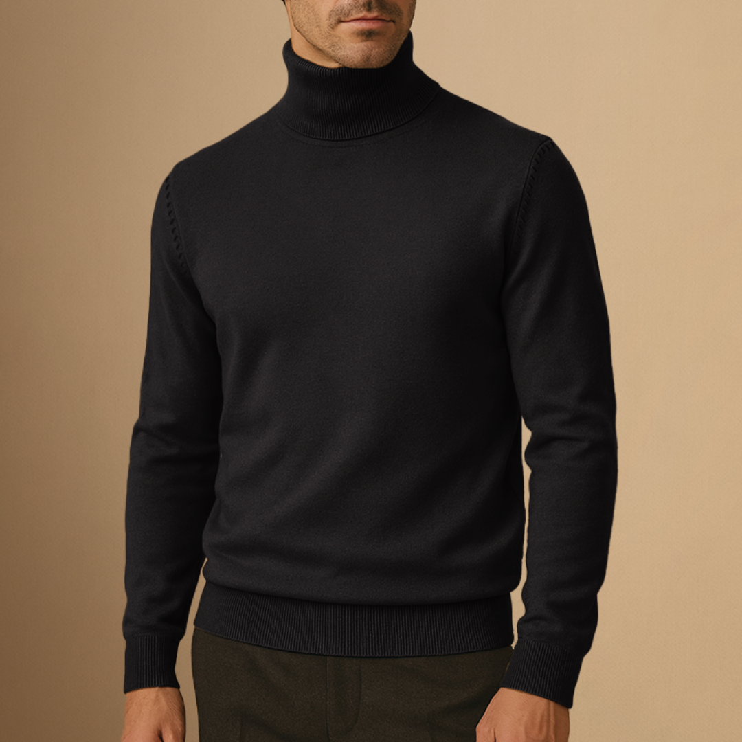 Men's Turtleneck Jumper | Soft