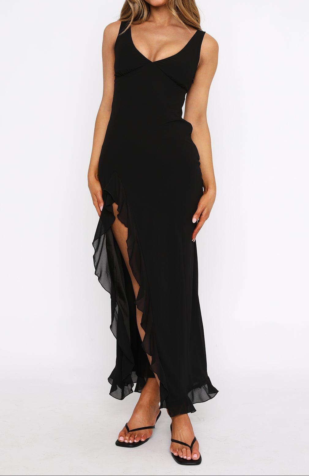 Agustina Maxi Dress Black