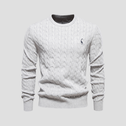 Men's Cable Knitting Jumper | Winter