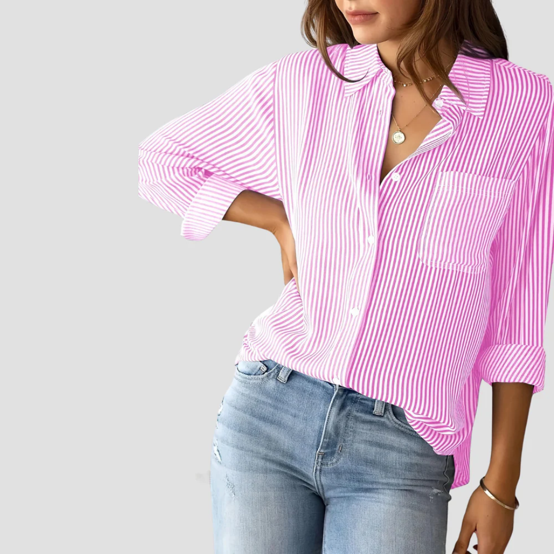 Women's Striped Blouse | Commuting