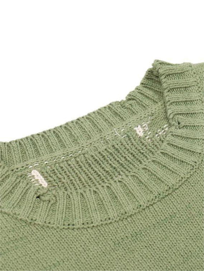 Mint Oversized Skeleton Knit Sweater