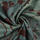 Vintage floral mesh midi skirt