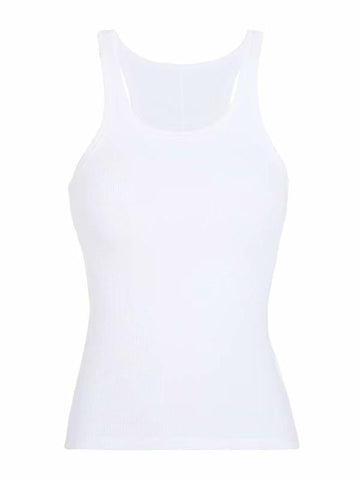 Basic Stretch Knit Cami Tank Top in White and Black