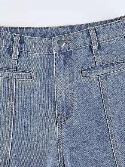 Flare Jeans with Back Star Patch