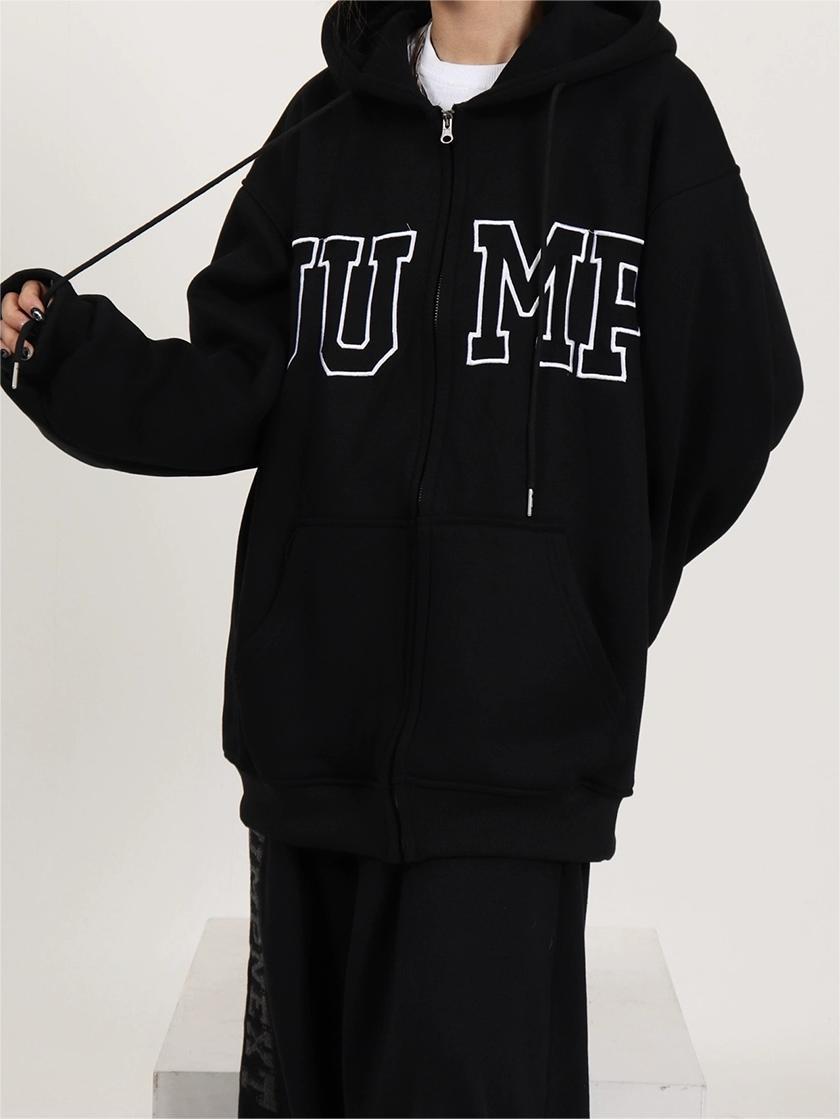 Retro Sport Oversized Hoodie with Slogan