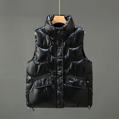 Puffer Vest with Zipper Pockets for Men - Giorgia