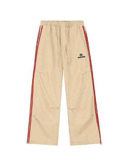 Men's Cargo Pants with Pleated Button Detail