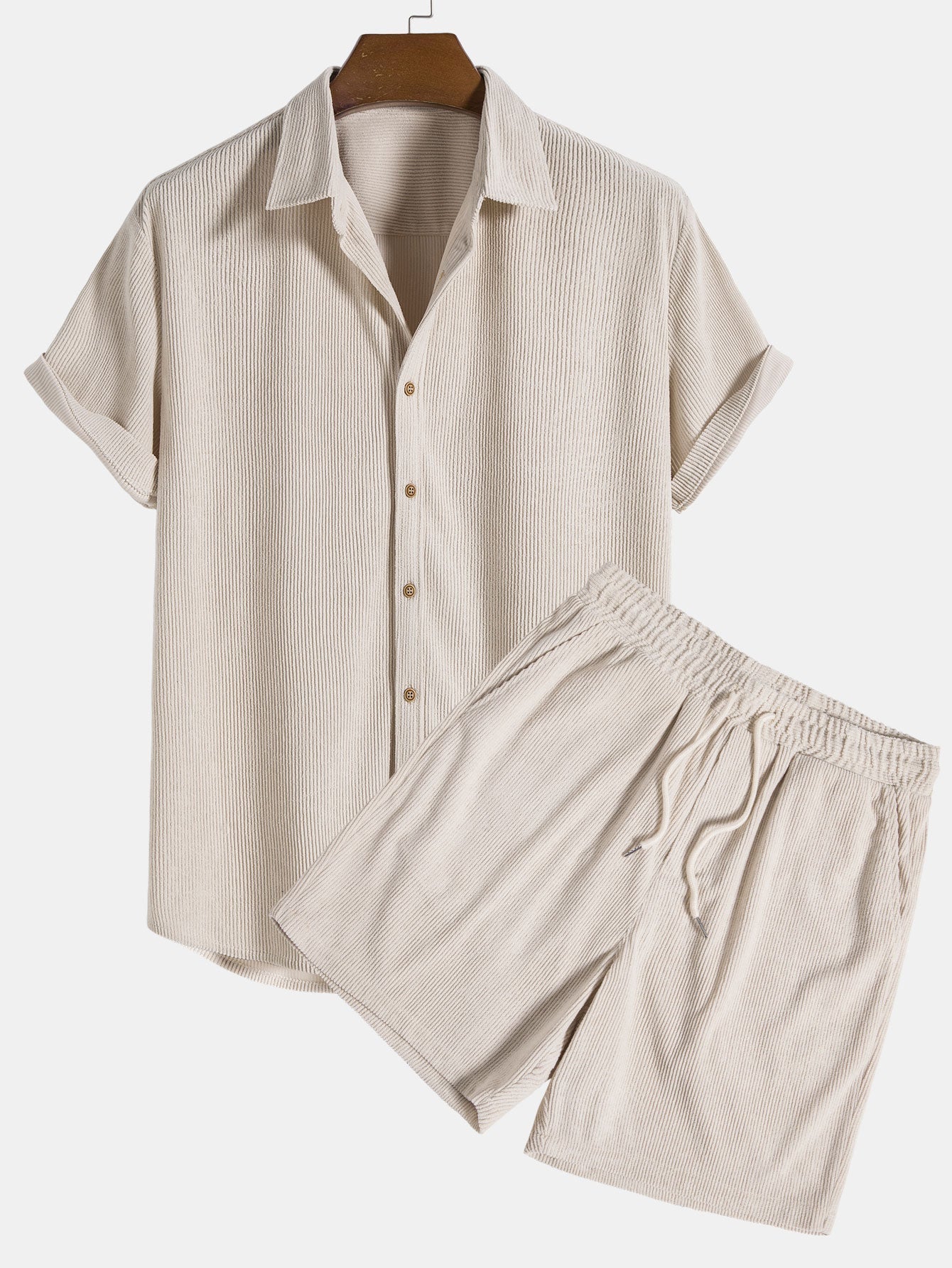 Men's Summer Shirt and Shorts | Two-Piece Set