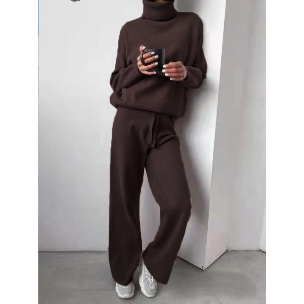 Knit Two Piece Sweater and Pants Set for Women - Ursula