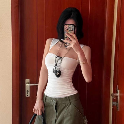 Sleeveless Fitted Tank Top for Women - Concetta