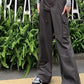 Hip hop cargo pants with multiple pockets and drawstring