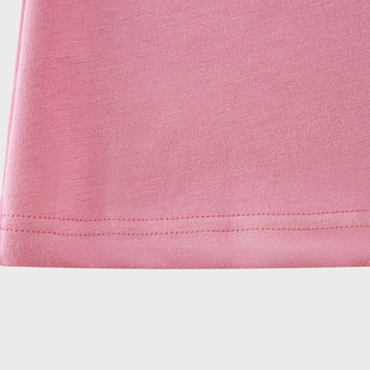 Pink Maxi Dress with 3D Floral Appliqué for Women - Viola