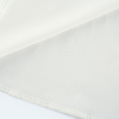 Black and White Spaghetti Strap Maxi Dress with Side Slit for Women - Alessandra