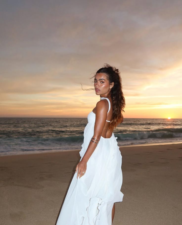 Strapless Maxi Dress with Ruffle Layers for Women - Larissa