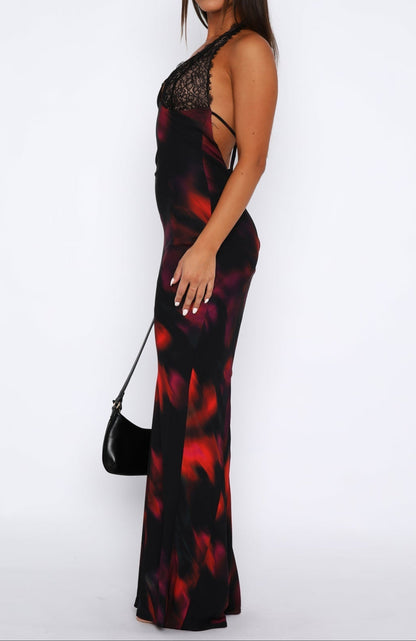 Marina Maxi Dress Sangria Floral