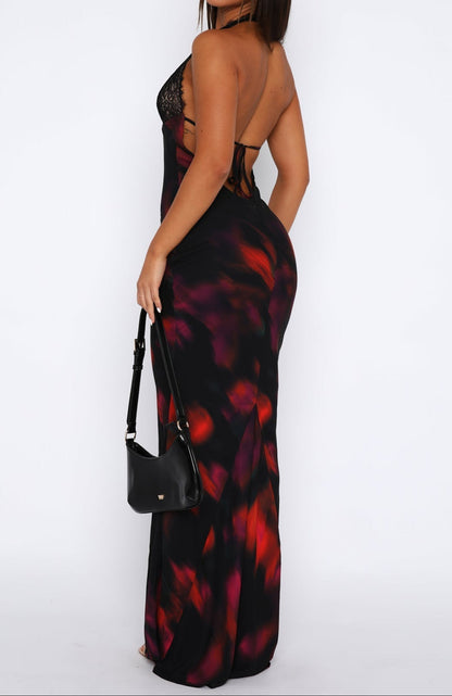 Marina Maxi Dress Sangria Floral