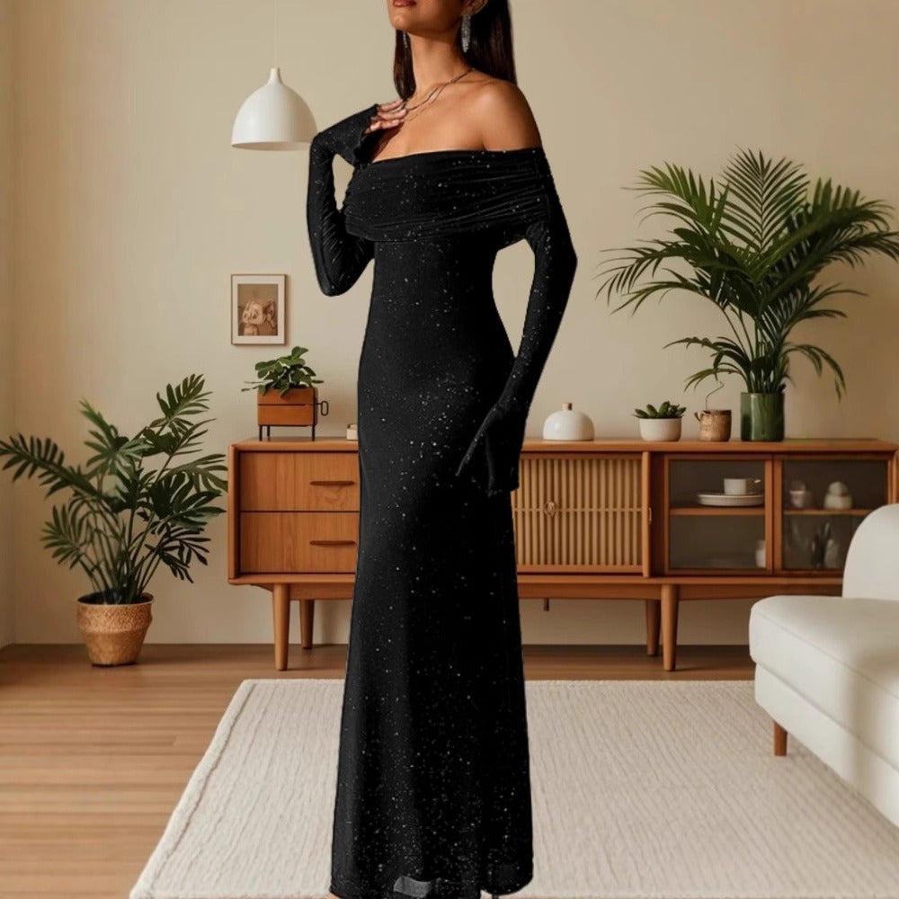 Off Shoulder Maxi Dress for Women - Beatrice