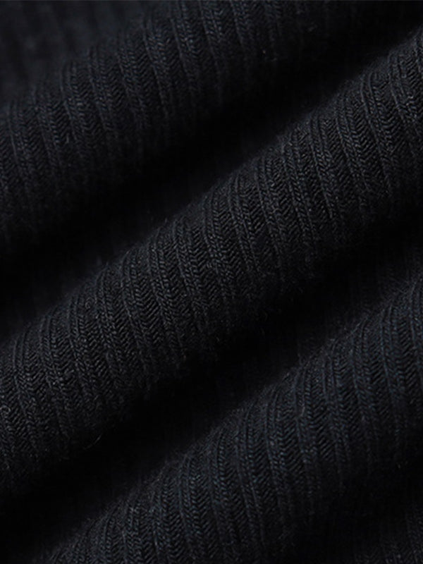Schwarzes Vintage Plissee Rückenfreies Schmales Camisole
