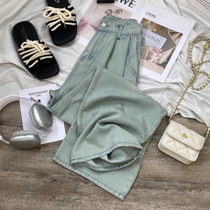 High Waisted Wide Leg Jeans for Women - Sheila