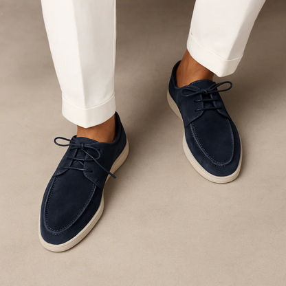 Men's Lace-Up Loafers | Suede