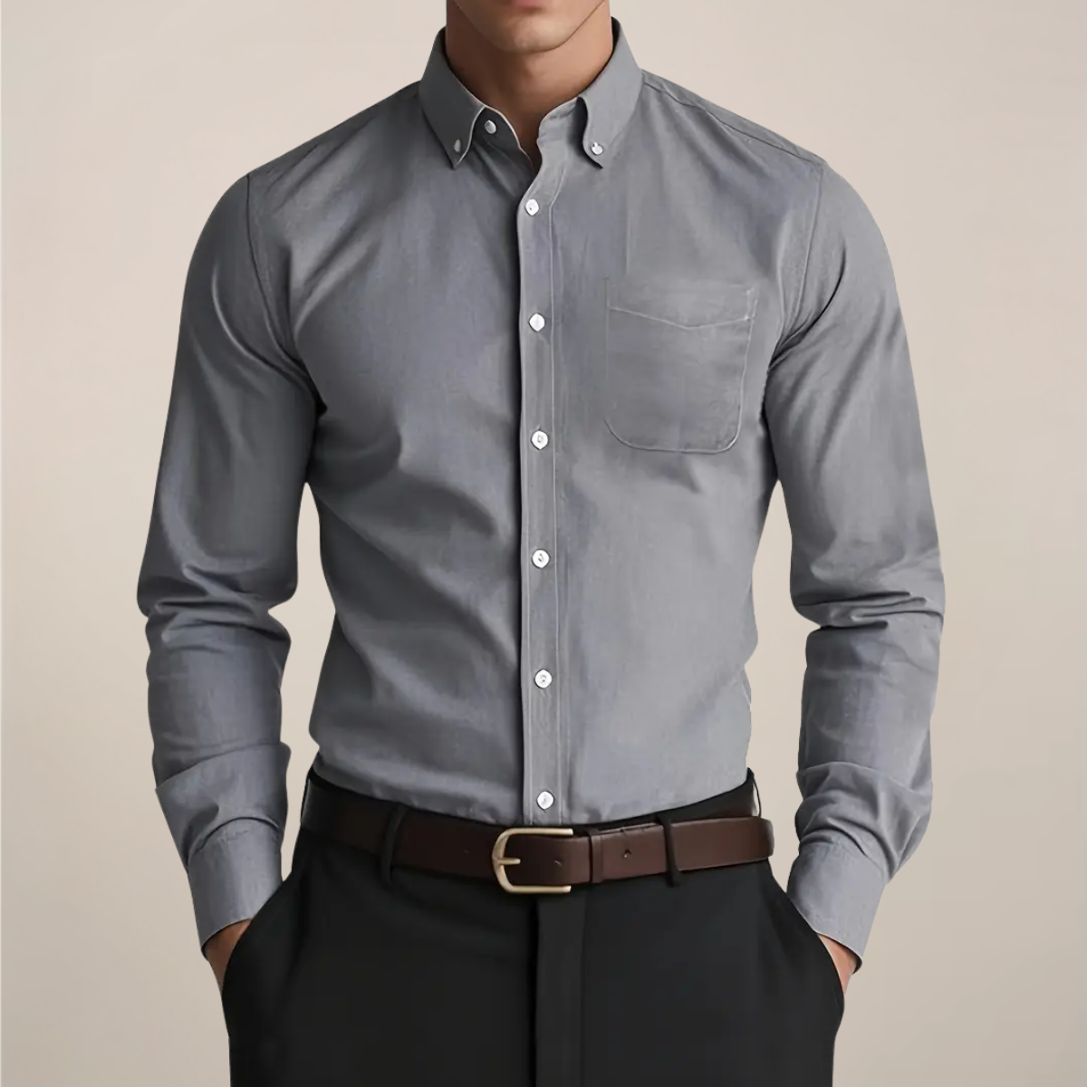 Men's Button-Down Oxford Shirt | Long Sleeve