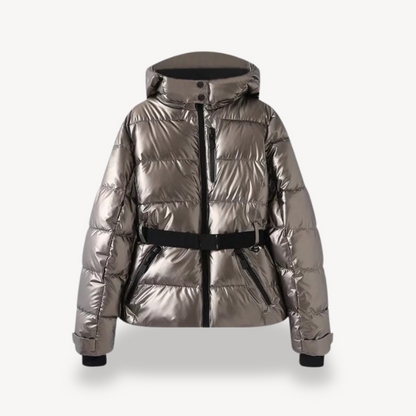 Women's Belted Puffer Jacket | Fluffy