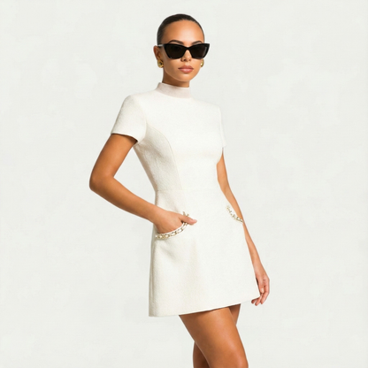 Women's Elegant Mini Dress | Short Sleeve