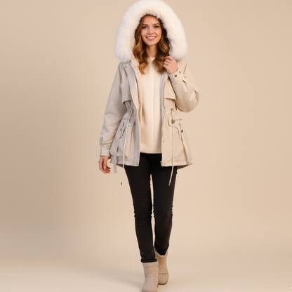 Women's Parka with Hood Jacket | Winter
