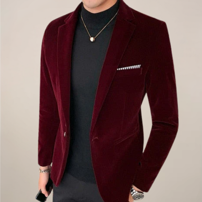 Men's Slim Tailored Blazer | Velvet