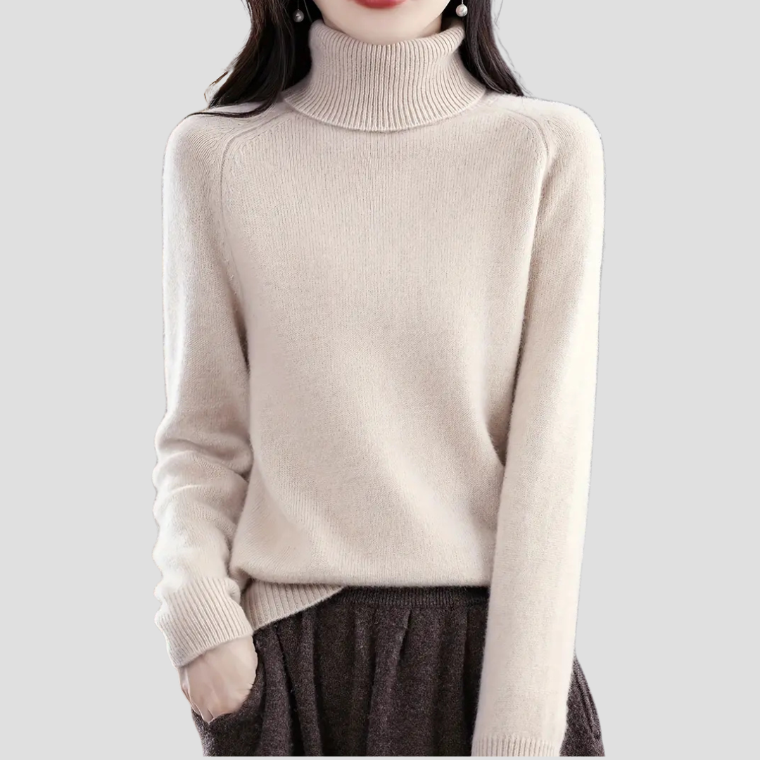 Women's Turtleneck Sweater | Slimming