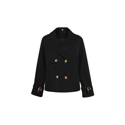 Double-Breasted Cropped Jacket for Women - Giovanna